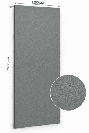 Бамбуковая панель Lamelidecor кожа серая LDR7-1 5 мм